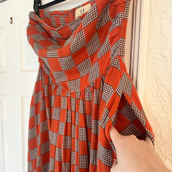 Fashion Brand Company Checkers Chess Strapless Dress - Picture 4 of 7